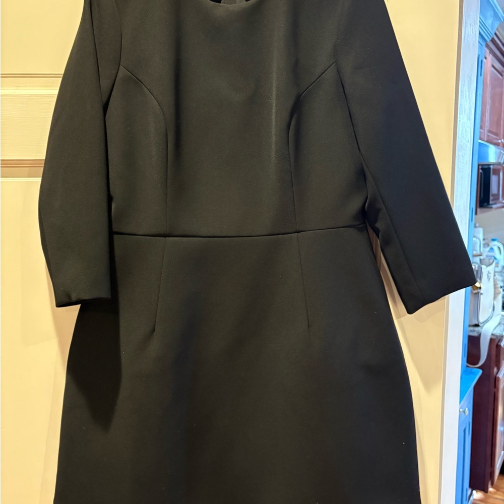 Tuckernuck Black Three-Quarter Sleeve Structured Mini Dress, NWOT - Picture 13 of 14